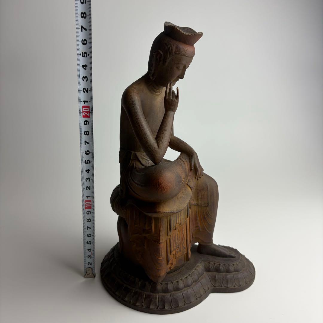 仏教美術 復刻 仏像 国宝 弥勒菩薩像 半跏思惟像イスム 細密 フィギュア