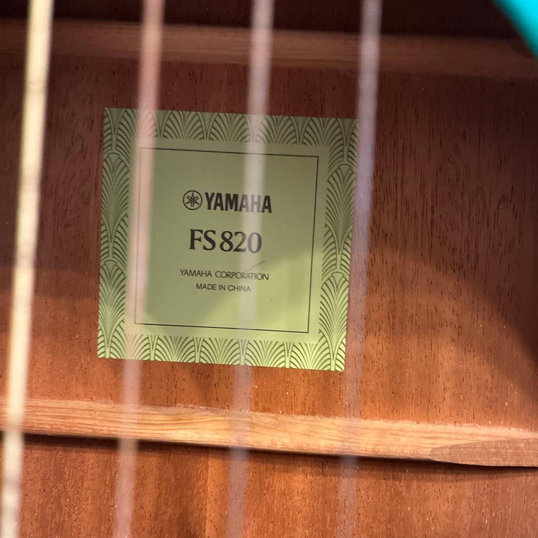 YAMAHA FS820 アコースティックギター ターコイズ