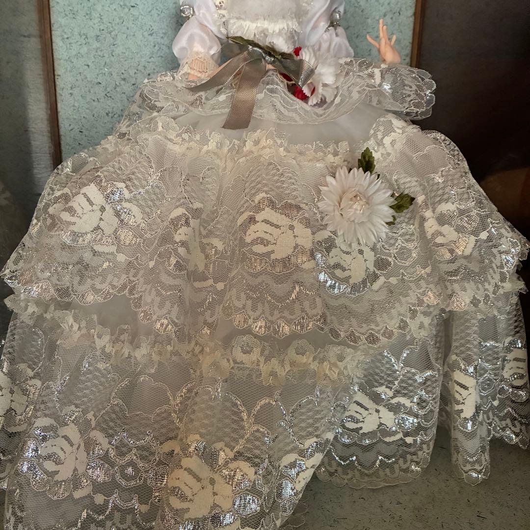 昭和レトロ 特大 アンティークフランス人形