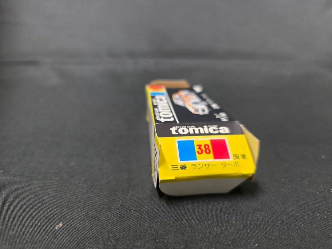 トミカ黒箱38三菱ランサーターボ (日本製)
