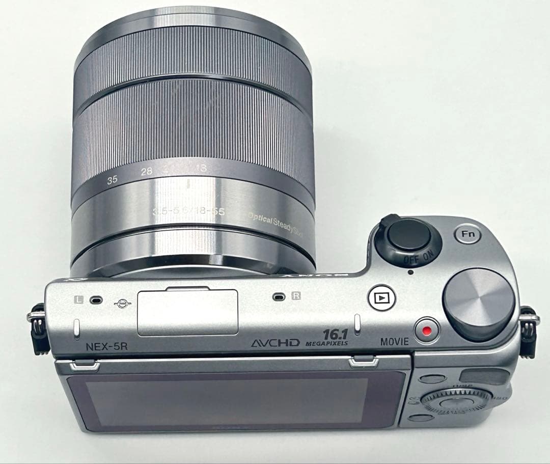 SONY 軽量ミラーレス一眼レフカメラ　NEX-5R+ズームレンズSEL1855
