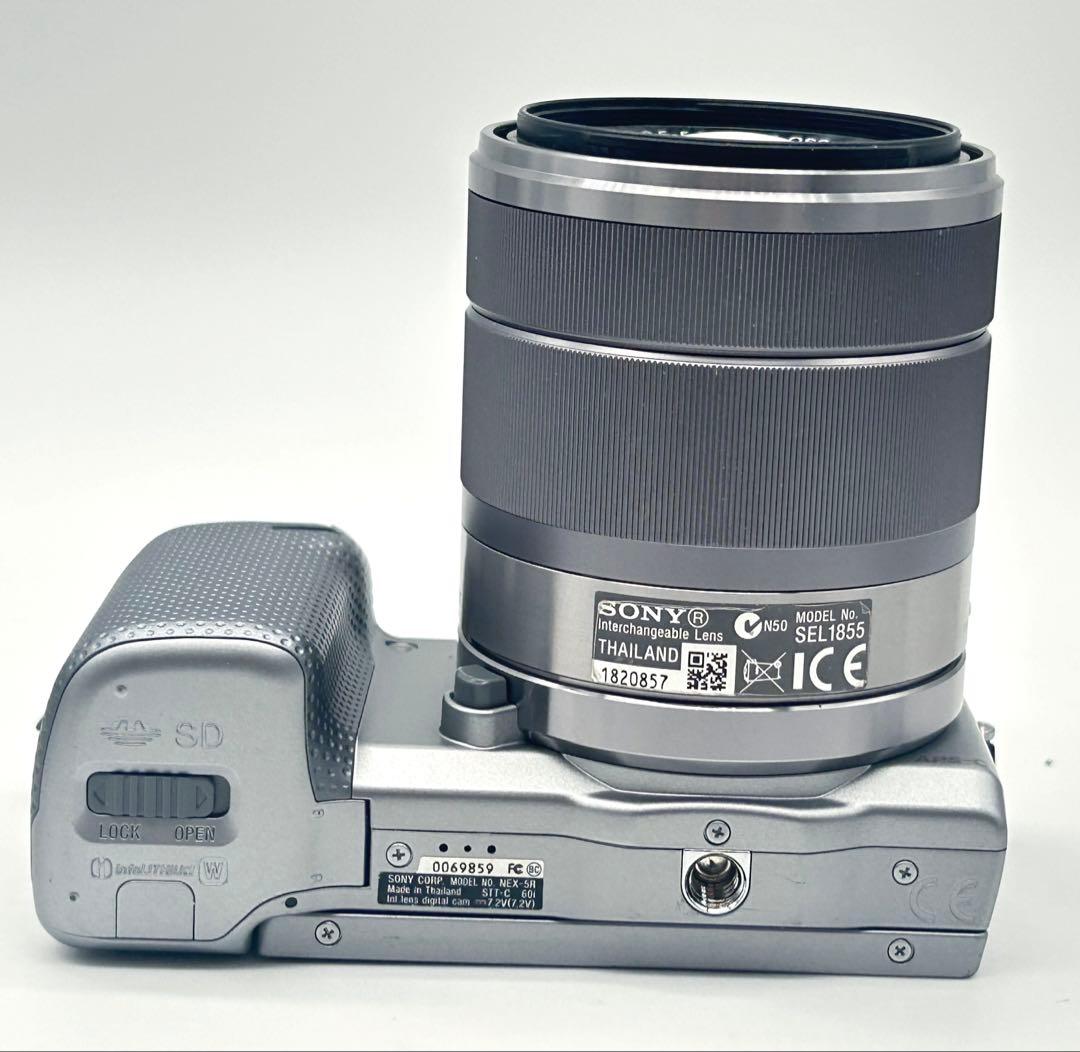 SONY 軽量ミラーレス一眼レフカメラ　NEX-5R+ズームレンズSEL1855