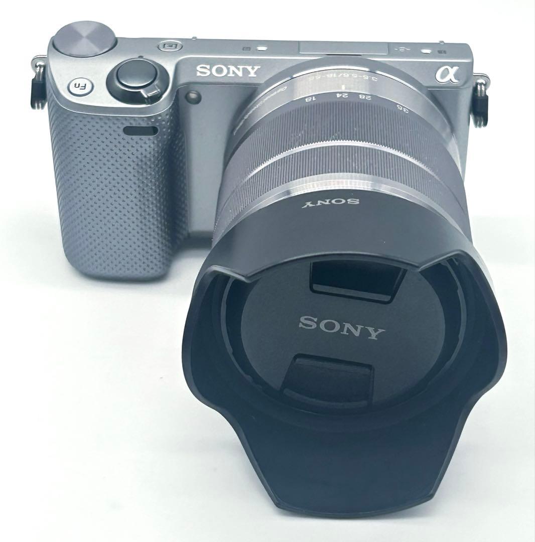 SONY 軽量ミラーレス一眼レフカメラ　NEX-5R+ズームレンズSEL1855