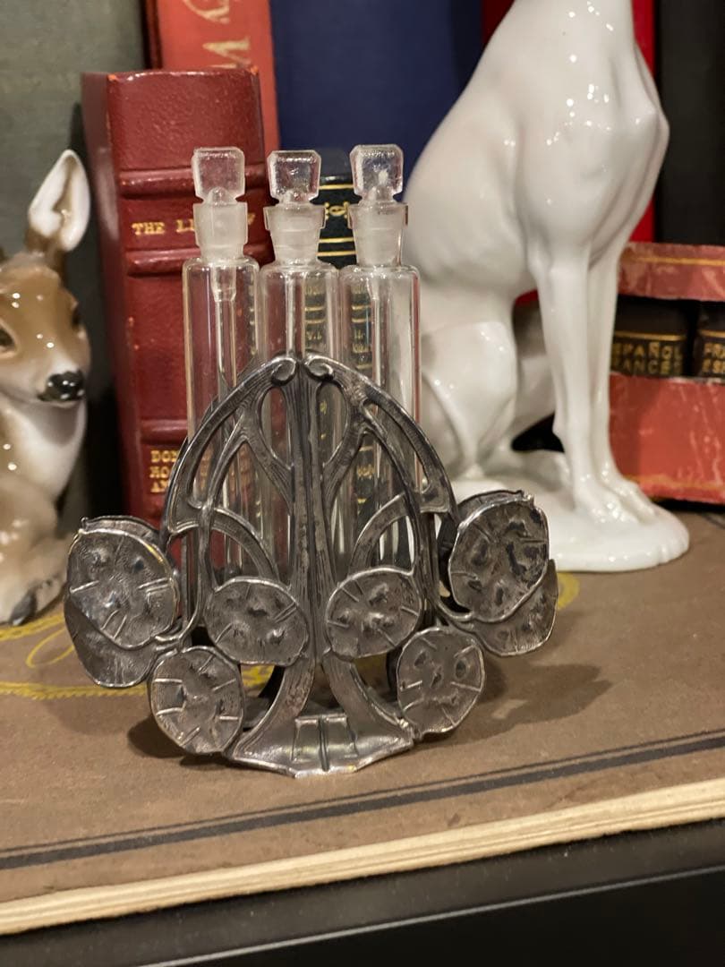 アンティークフランス アールヌーボー ボトルホルダー Art Nouveau