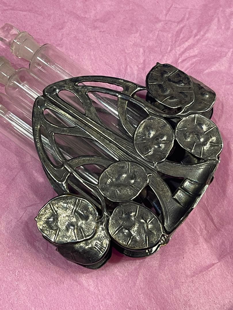 アンティークフランス アールヌーボー ボトルホルダー Art Nouveau