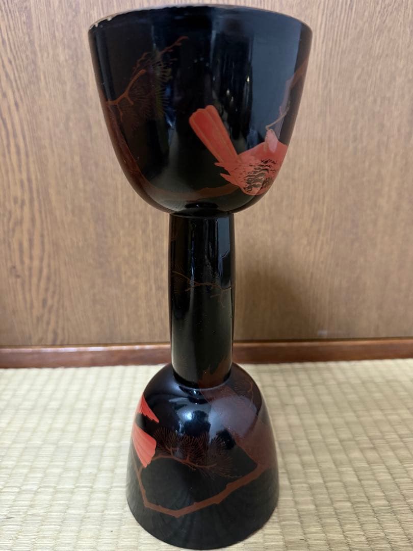 和楽器　鼓　胴　小鼓　蒔絵　木製