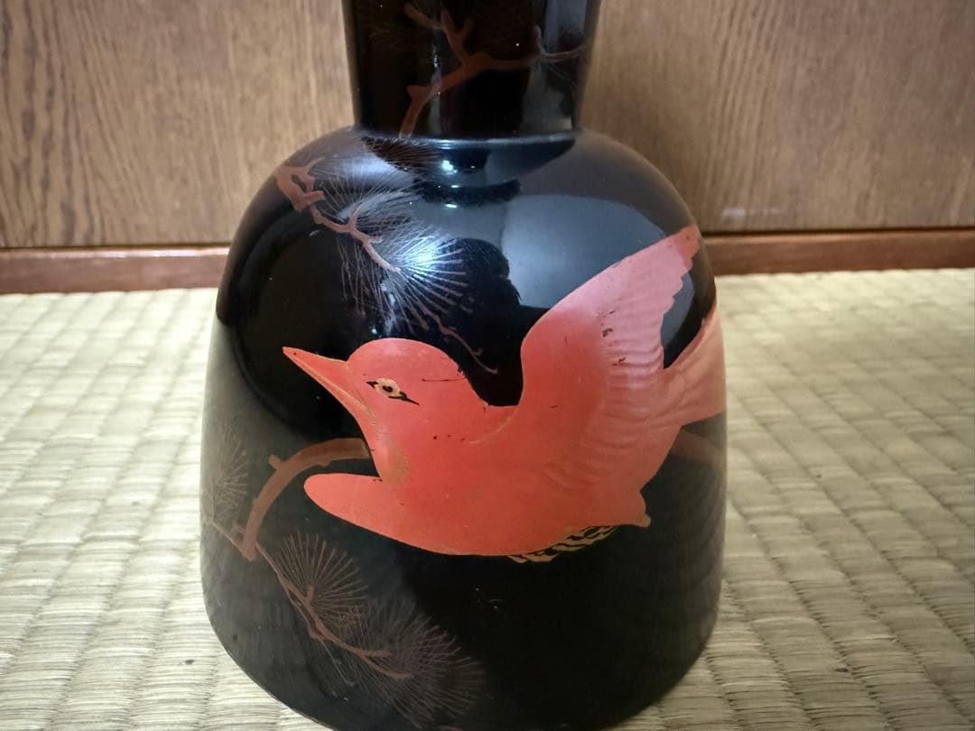 和楽器　鼓　胴　小鼓　蒔絵　木製