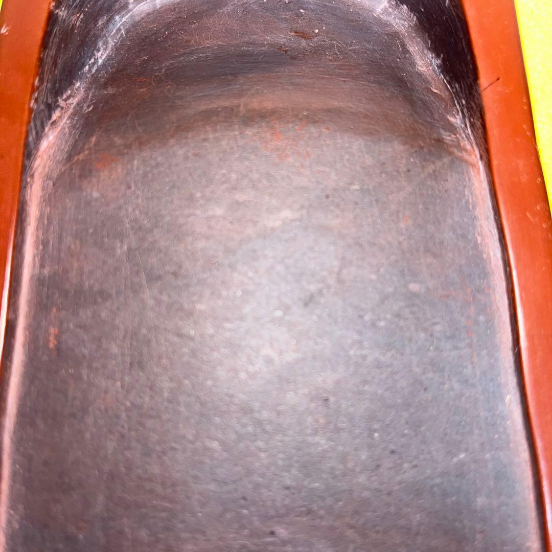 ⭕️希少　岩手県　紫雲硯　自然硯　佐藤幸雄　美品　35mm分厚い　海深い