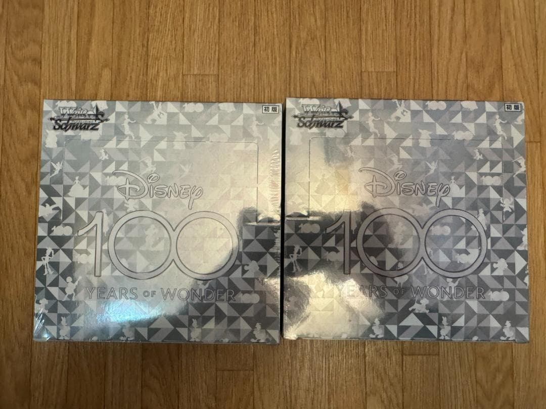 ヴァイスシュヴァルツ　ディズニ-100 シュリンク付 2BOX
