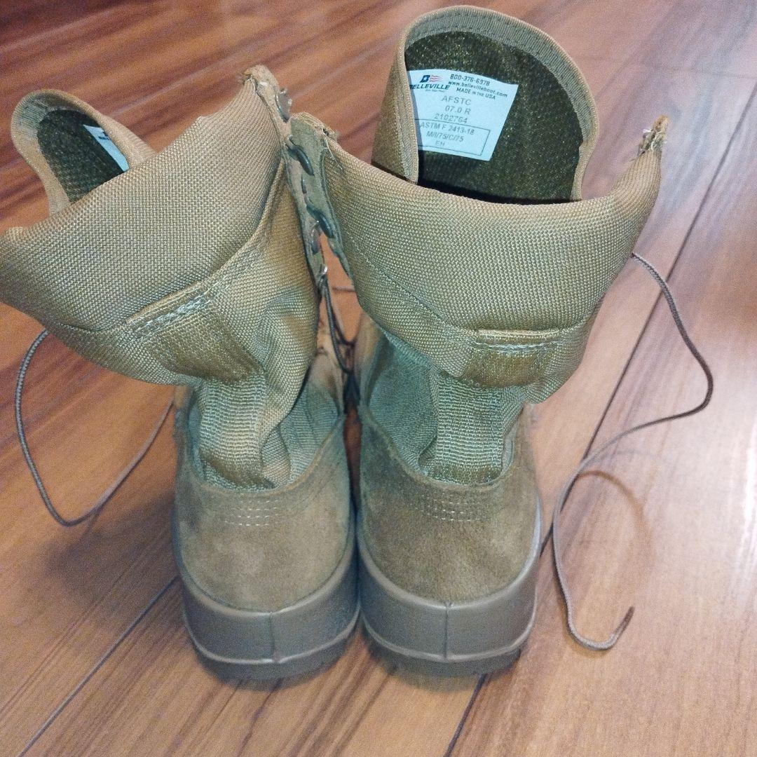 未使用　BELLEVILLE ミリタリーブーツ　25cm