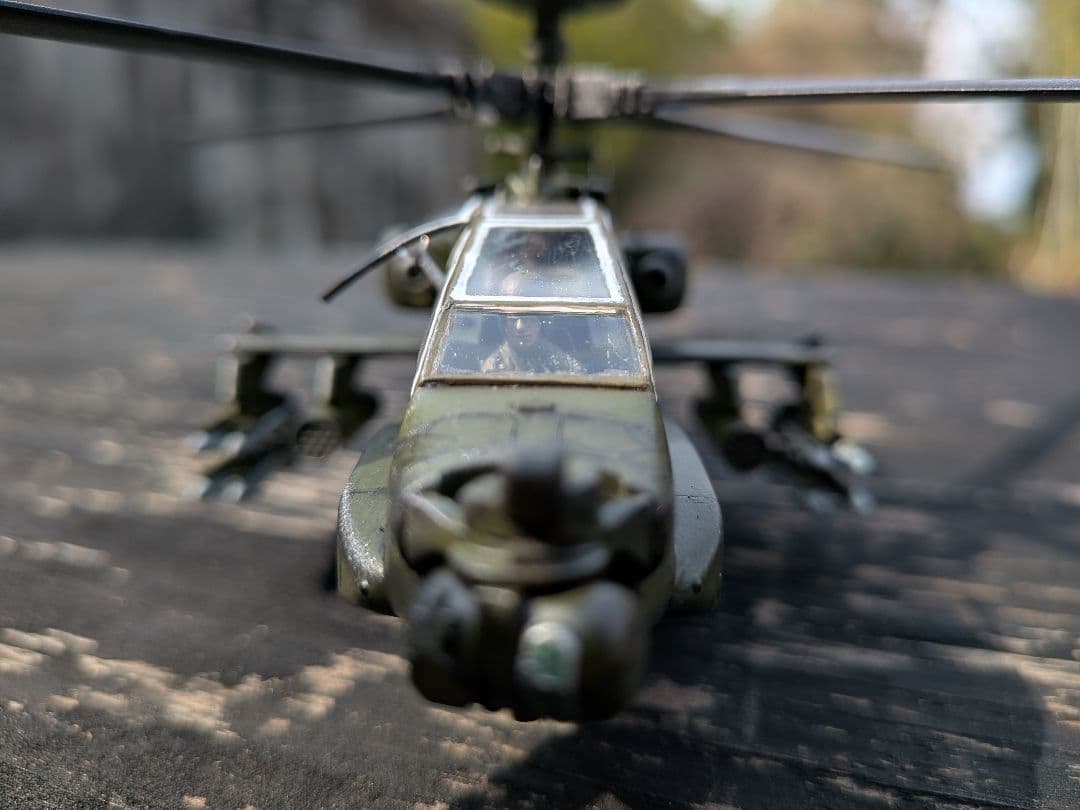 【全塗装完成品】ハセガワ 1/72 AH-64 アパッチ ロングボウ 米陸軍