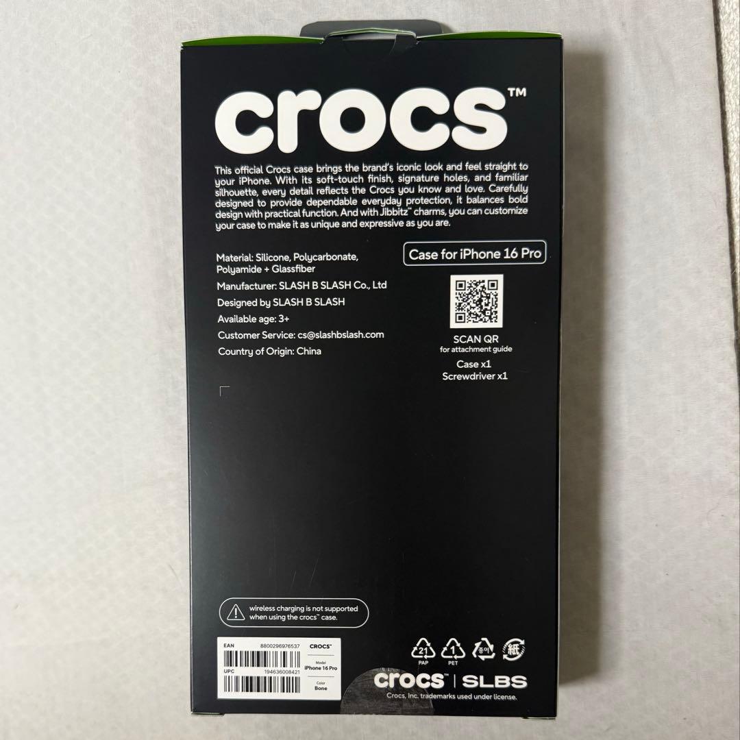 crocs iPhone16Proケース