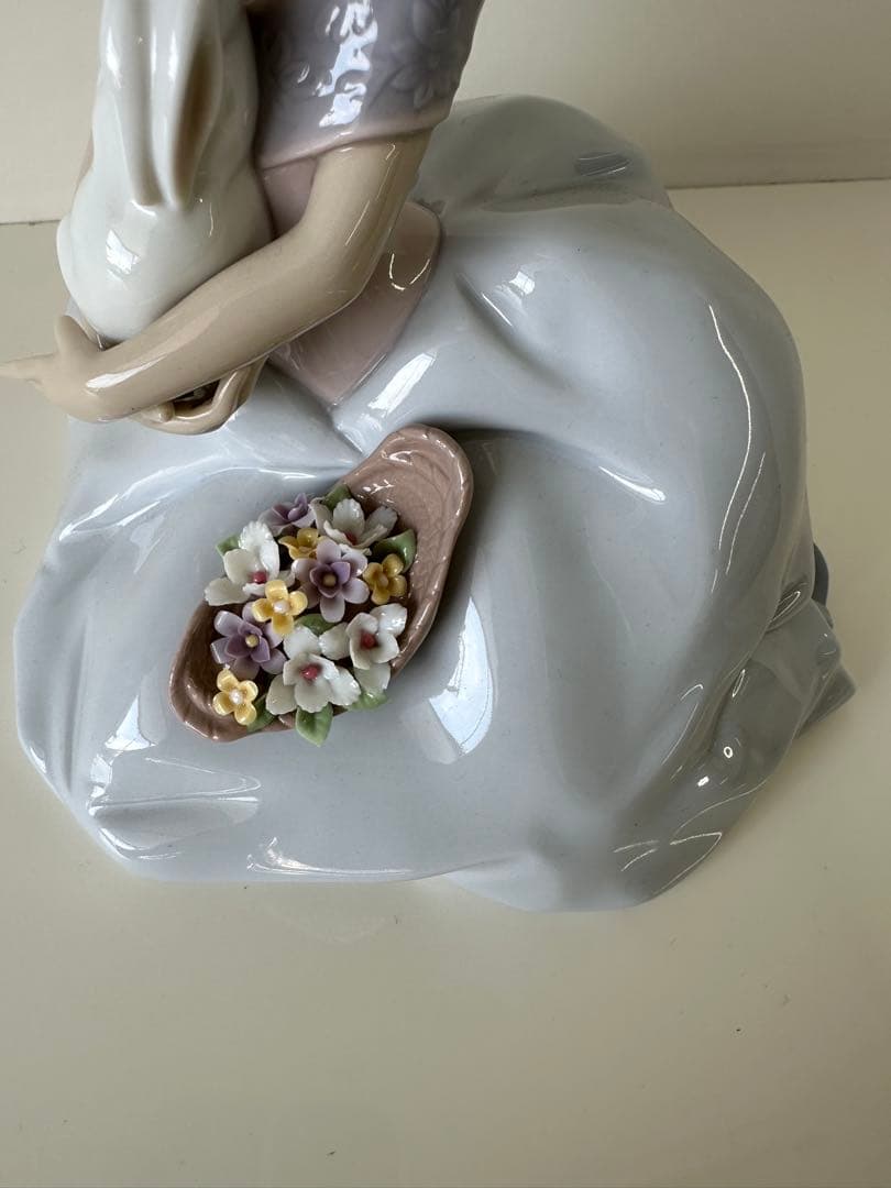 希少 絶版 2001年会員限 LLADRO リヤドロ 『バニーキッス 』