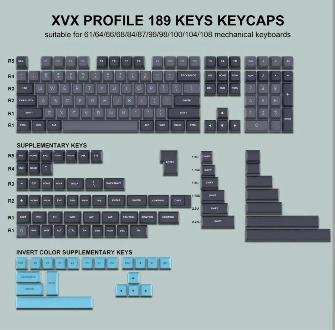 キークロン k6 キーボード　キーキャップ付属