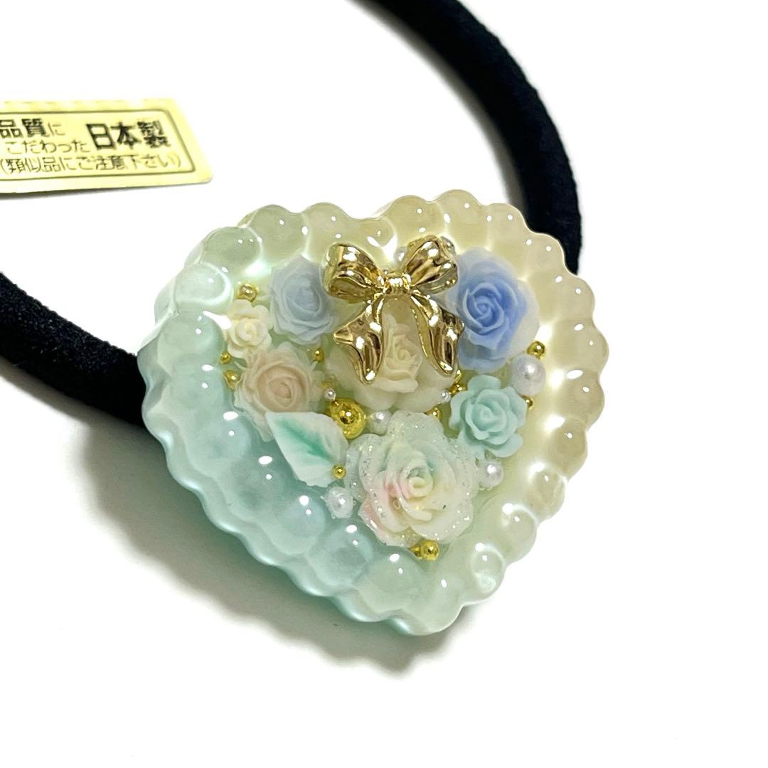 ミルクティー様お取り置きですＮｏ．371 レジン つぶつぶ ハート ペンダント