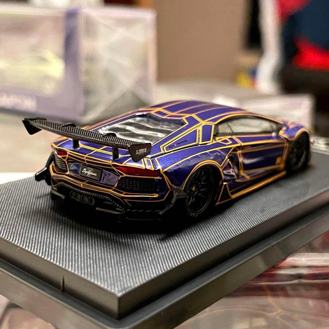 Star Model 1/64 ランボルギーニ アヴェンタドール 紫色