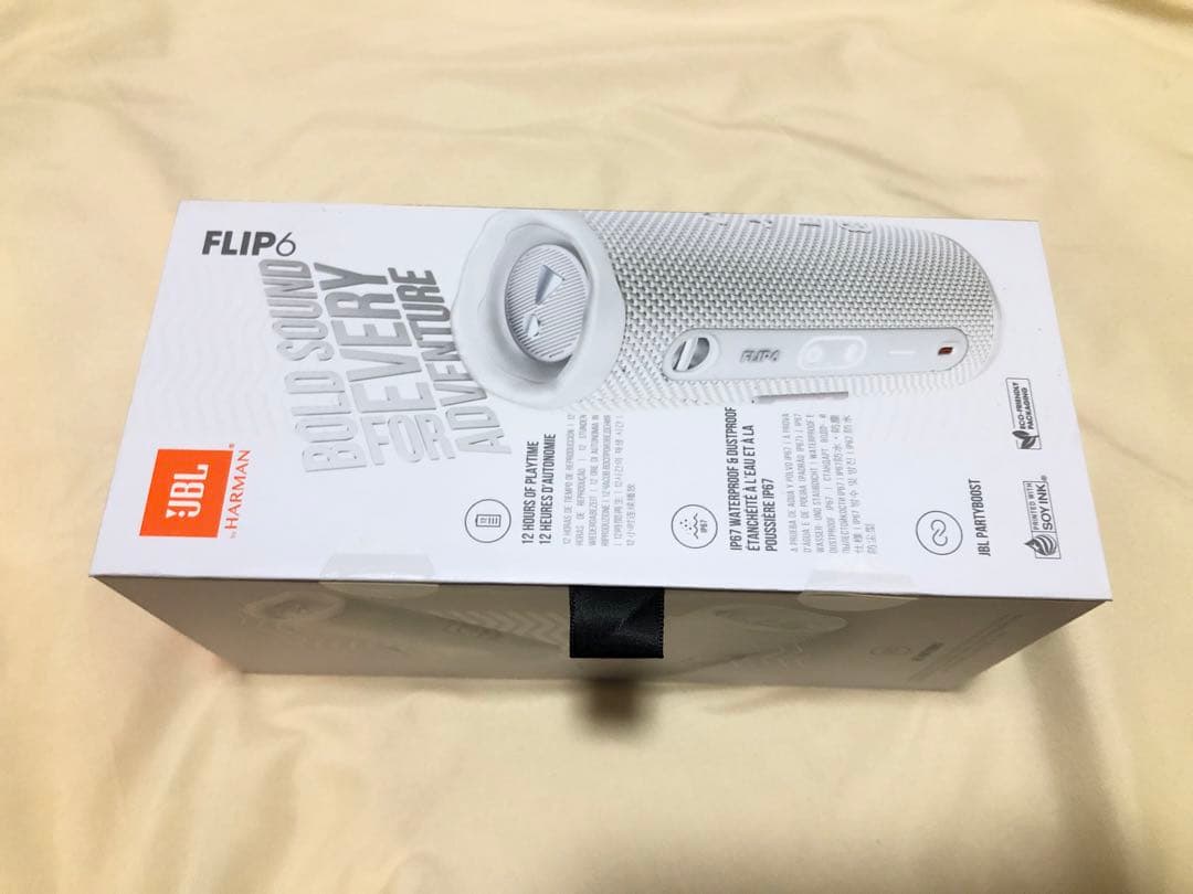 新品未開封　JBLFLIP6 ポータブル Bluetooth スピーカー 白