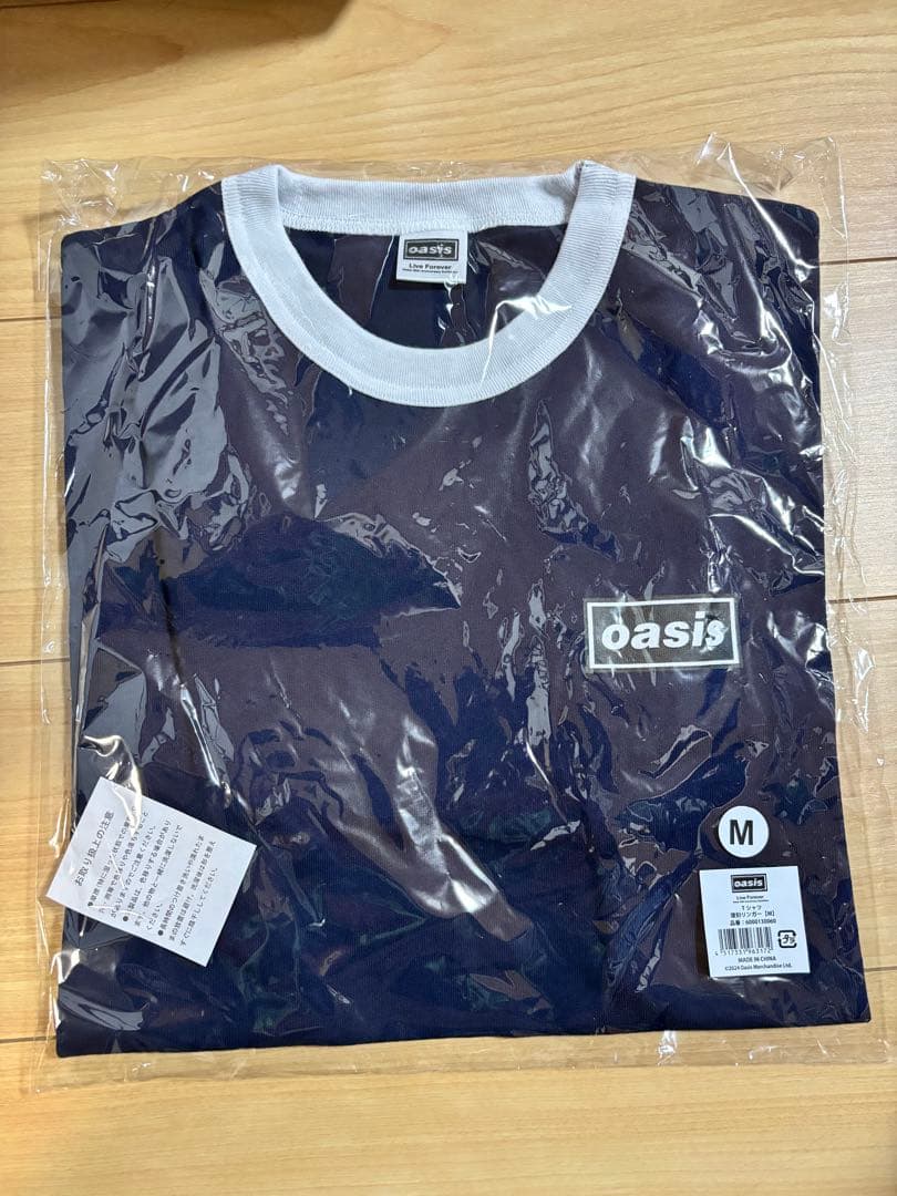 【新品】oasis オアシス30周年特別展 リンガー Tシャツ M