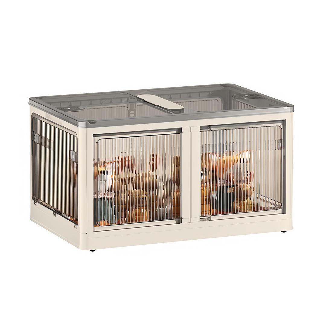 収納ボックス 透明収納ボックス キャスター付き 4個セット