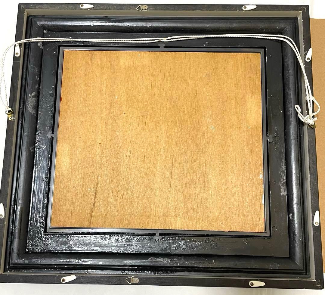 「赤富士」　立体画/風景画/絵画/日本画　富士山　盛り絵　美術品