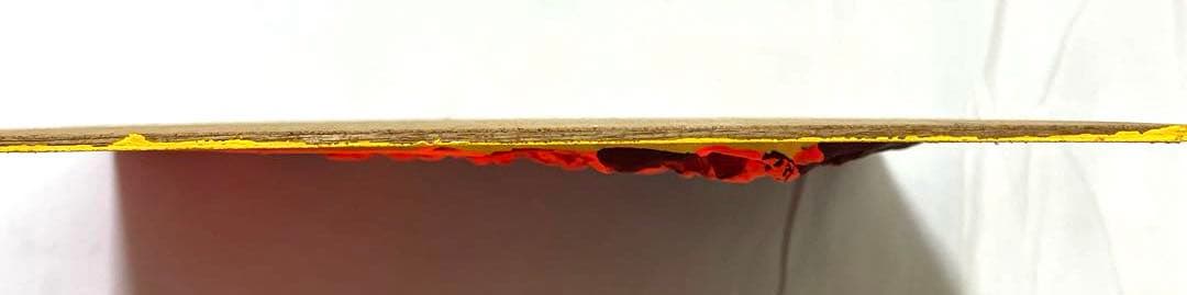 「赤富士」　立体画/風景画/絵画/日本画　富士山　盛り絵　美術品