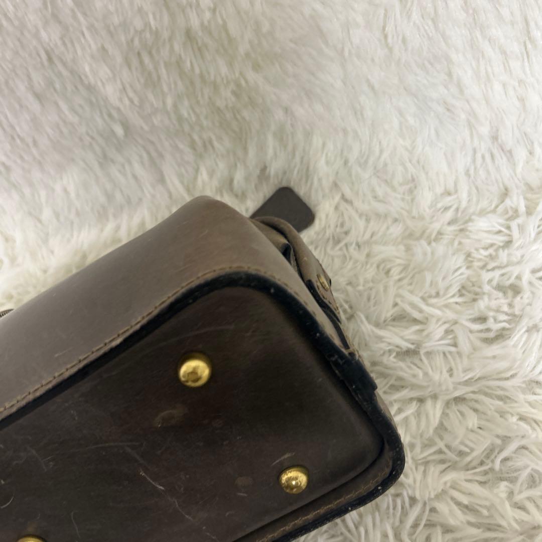 HERZ レザー ミニドクターバッグ 特別革 プルアップレザー　Yサイズ