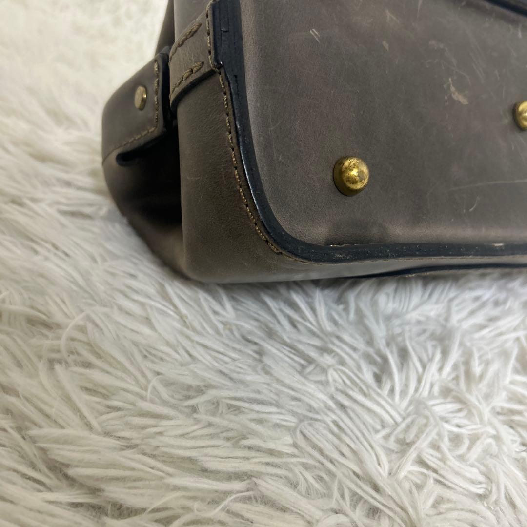 HERZ レザー ミニドクターバッグ 特別革 プルアップレザー　Yサイズ