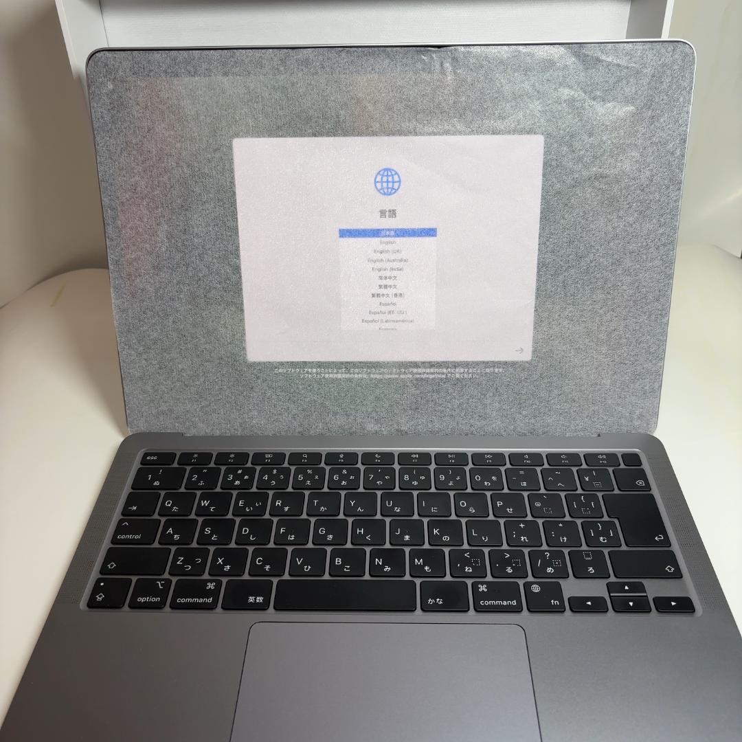 充放電18回 極美品 最新OS M1 MacBookAir 8GB 256GB