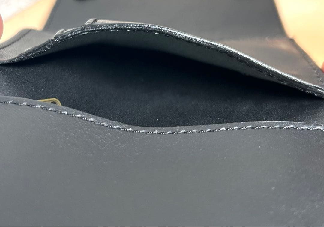 トラッカーウォレット　三つ折り財布　牛革　姫路レザー　コンパクト財布