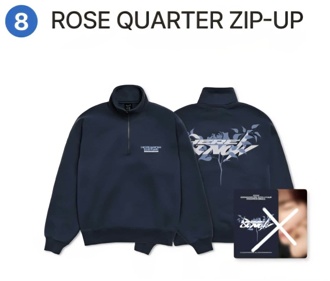 ゼベワン ZB1 ジップアップ パーカー トレカなし