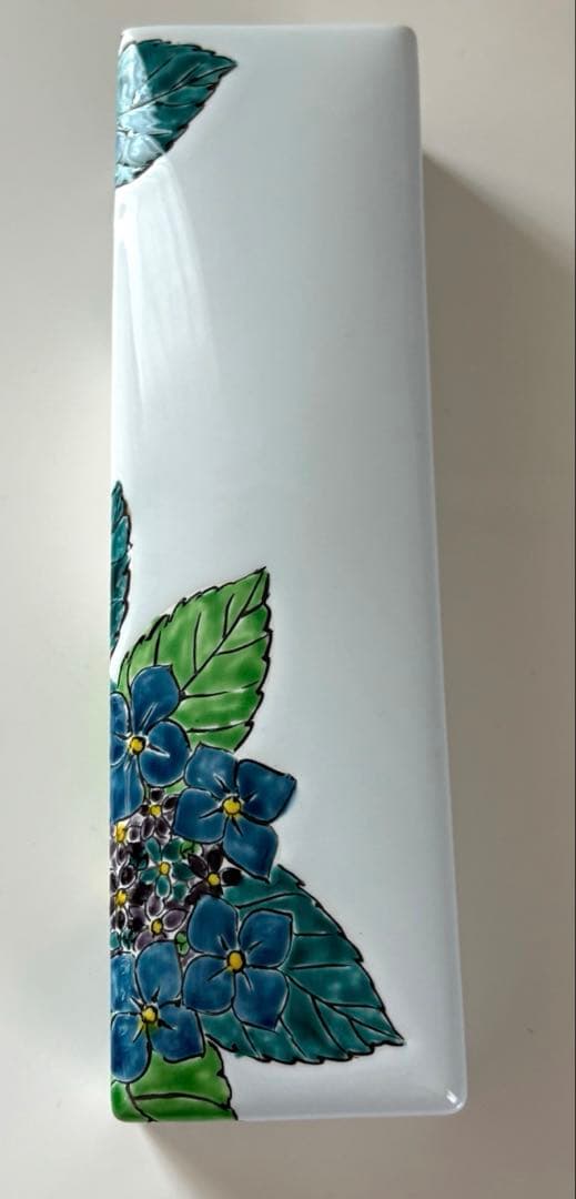 琥山窯　達郎　あじさい陶器製箱