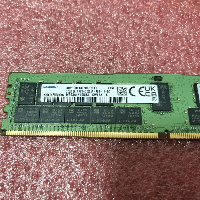 Samsung DDR4 3200MHz 32GB 動作確認済み