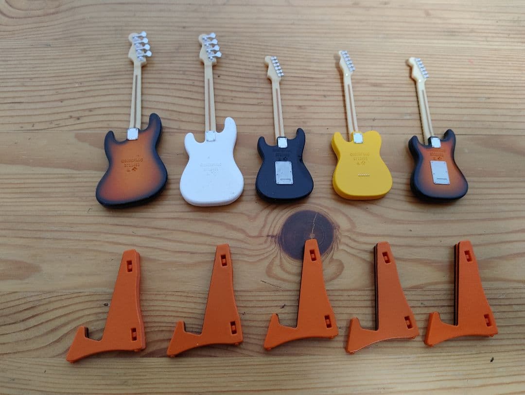 【開封済】Fender Korg Perl ミニチュアコレクション コンプセット