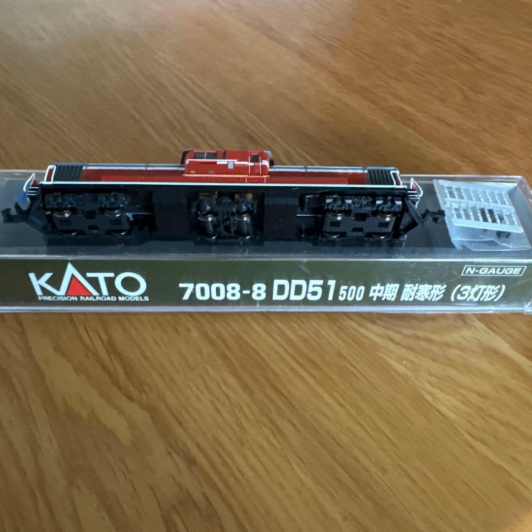 【希少】KATO 7008-8 DD51 500中期耐寒形3灯形⑩付属品未開封