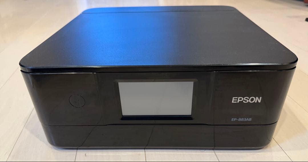 EPSON プリンター インクジェット複合機 EP-883AB ブラック