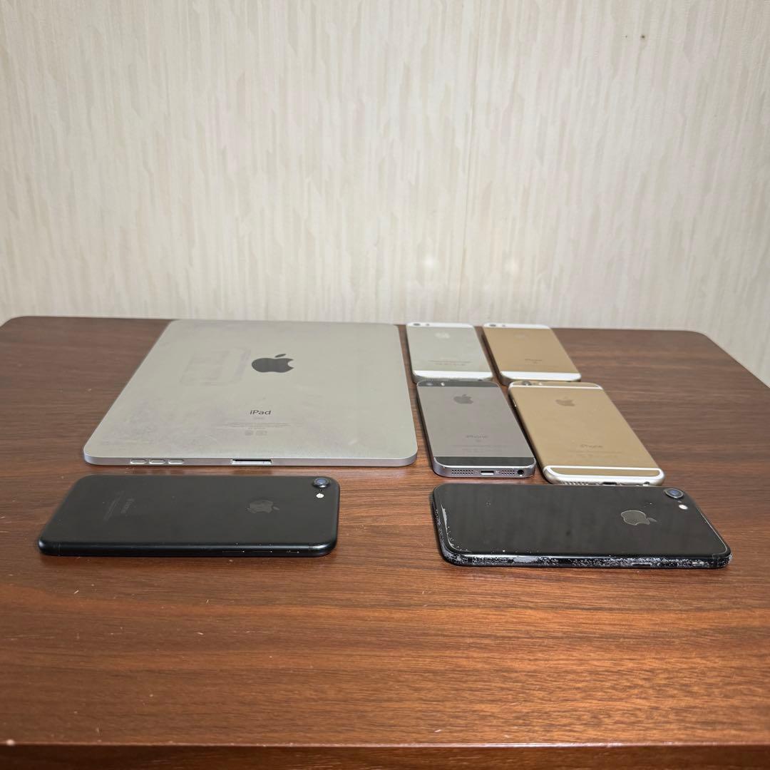 【ジャンク品】アップル 7点セット iPhone iPad 動作未確認 部品取り