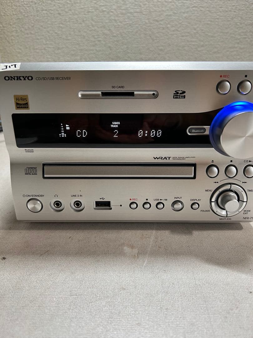17J整備ONKYO NFR-7TX ハイレゾ CD/SD/USBレシーバー