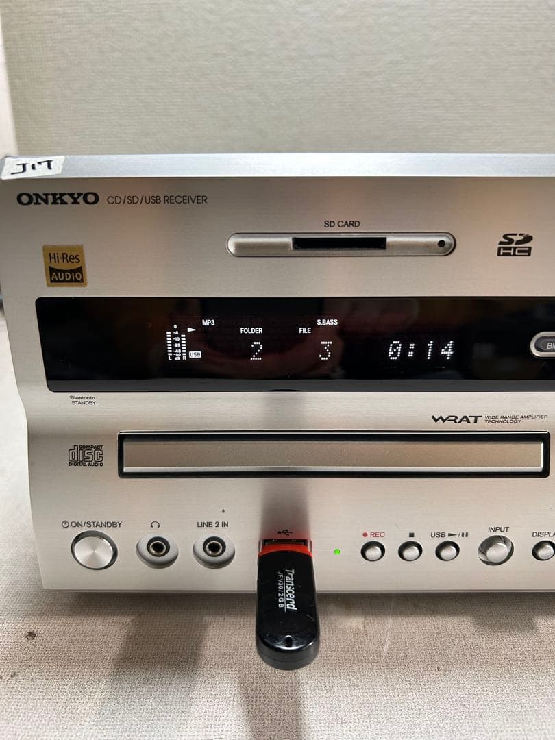 17J整備ONKYO NFR-7TX ハイレゾ CD/SD/USBレシーバー