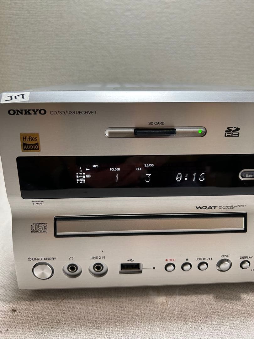17J整備ONKYO NFR-7TX ハイレゾ CD/SD/USBレシーバー