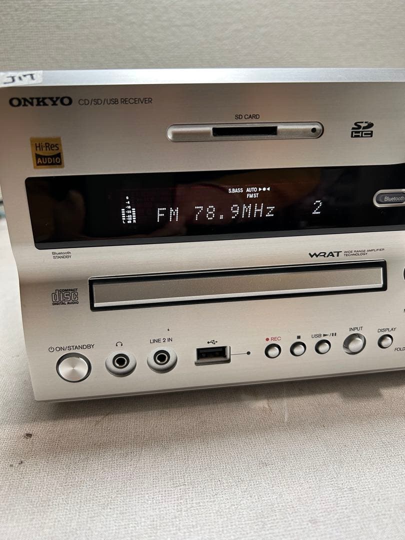 17J整備ONKYO NFR-7TX ハイレゾ CD/SD/USBレシーバー