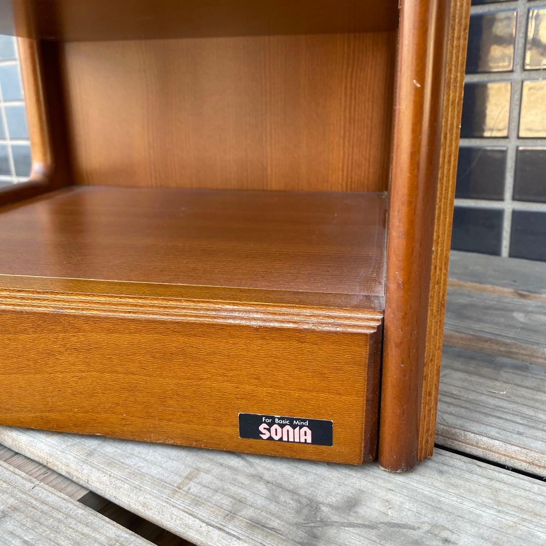 昭和レトロ 木製スリッパラック チェスト インテリア 家具 SONIA