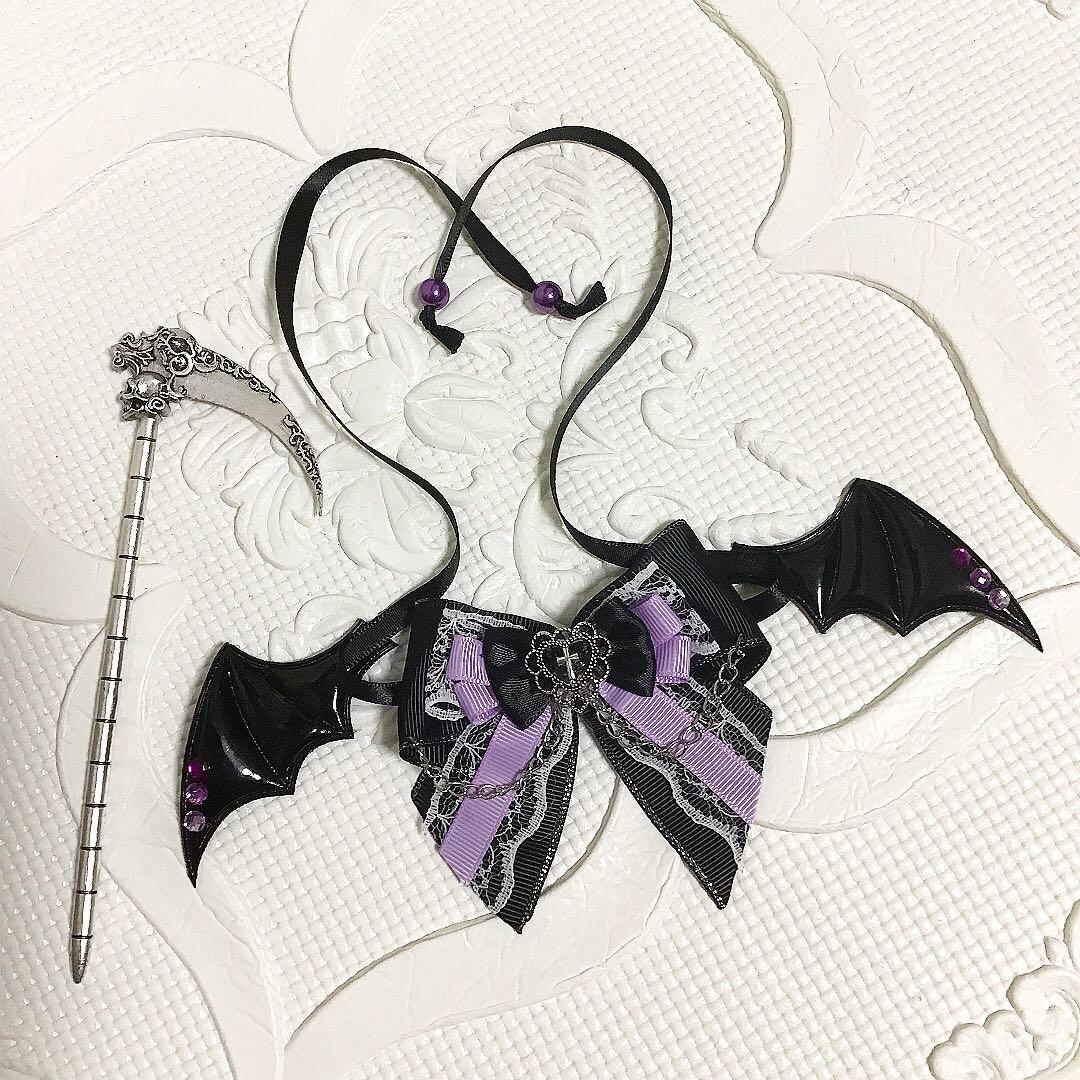 【53】おすわり　ぬい服　16cm 着ぐるみ　ねこ　紫　死神デビル　あんスタ