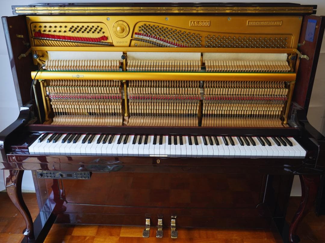 Apollo アップライトピアノ AS.300（1982年製）消音機能