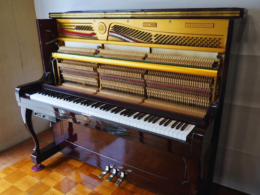 Apollo アップライトピアノ AS.300（1982年製）消音機能