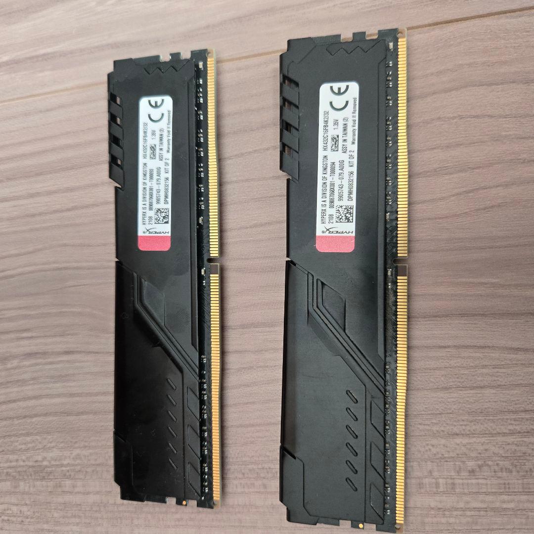 メモリー HyperX FURY DDR4 3200MHz 16GBx2