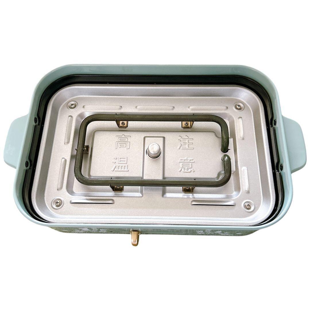 【新品級】BRUNO MOOMIN ムーミン コンパクトホットプレート 3枚