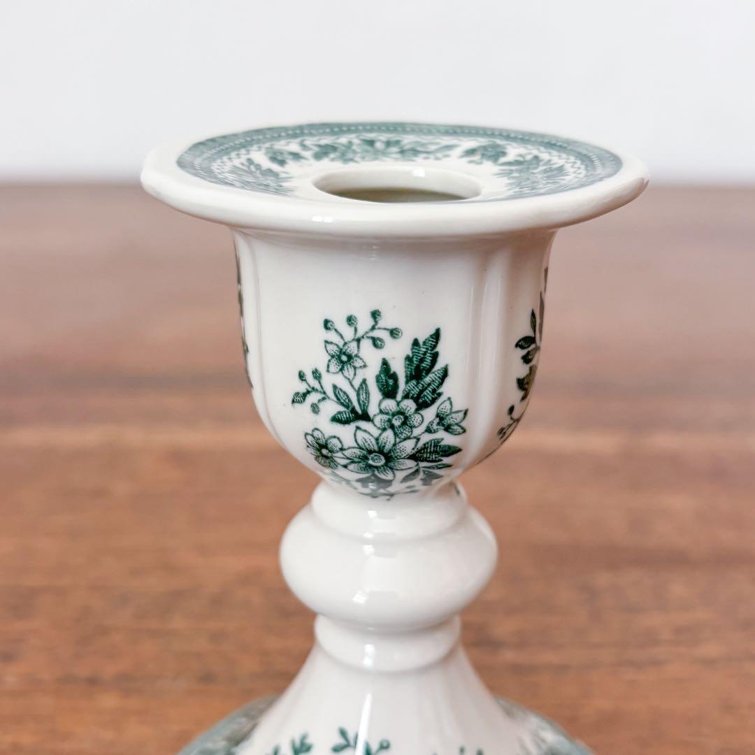 【ドイツ Villeroy & Boch陶器のキャンドルスタンド】ヴィンテージ