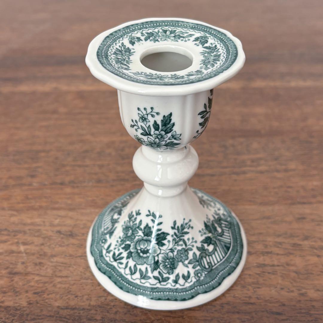【ドイツ Villeroy & Boch陶器のキャンドルスタンド】ヴィンテージ