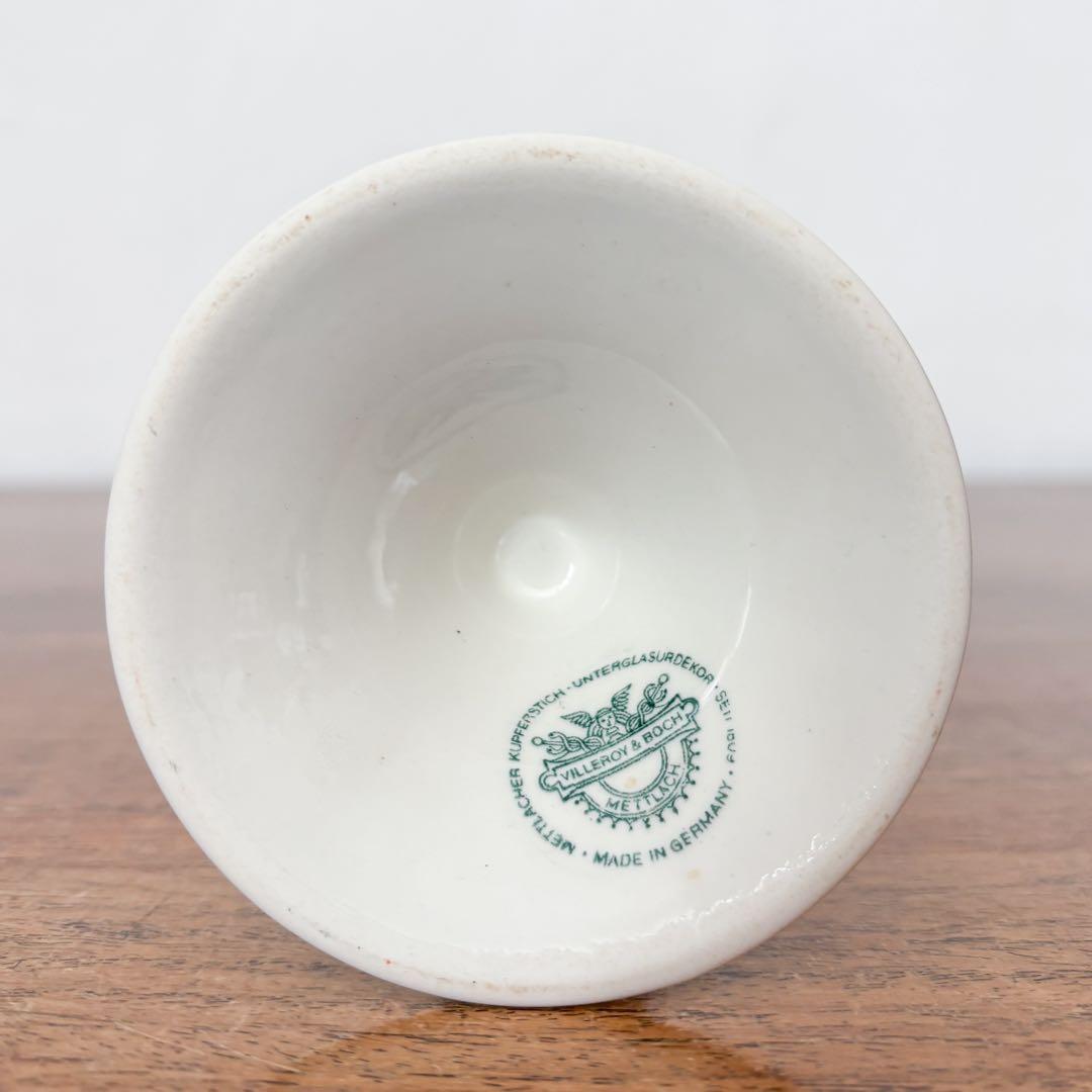 【ドイツ Villeroy & Boch陶器のキャンドルスタンド】ヴィンテージ