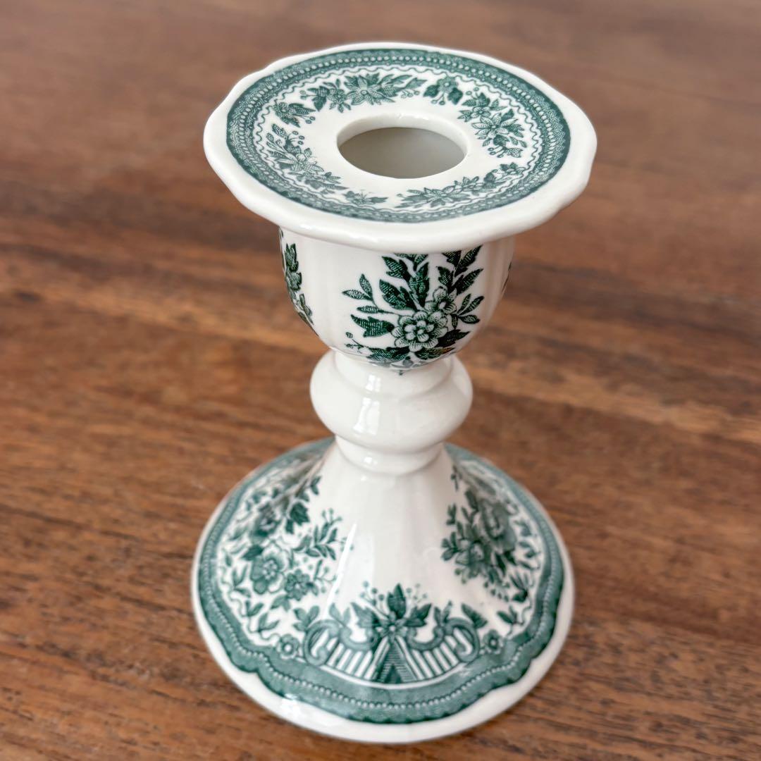 【ドイツ Villeroy & Boch陶器のキャンドルスタンド】ヴィンテージ